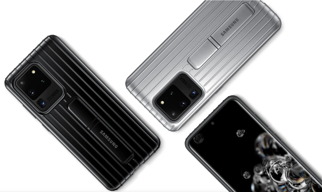 Ốp lưng bảo vệ Samsung Galaxy S20 Ultra Protective Standing Cover chính hãng (EF-RG988CSEG) Ốp lưng bảo vệ Samsung Galaxy S20 Ultra Protective Standing Cover chính hãng (EF-RG988CSEG)